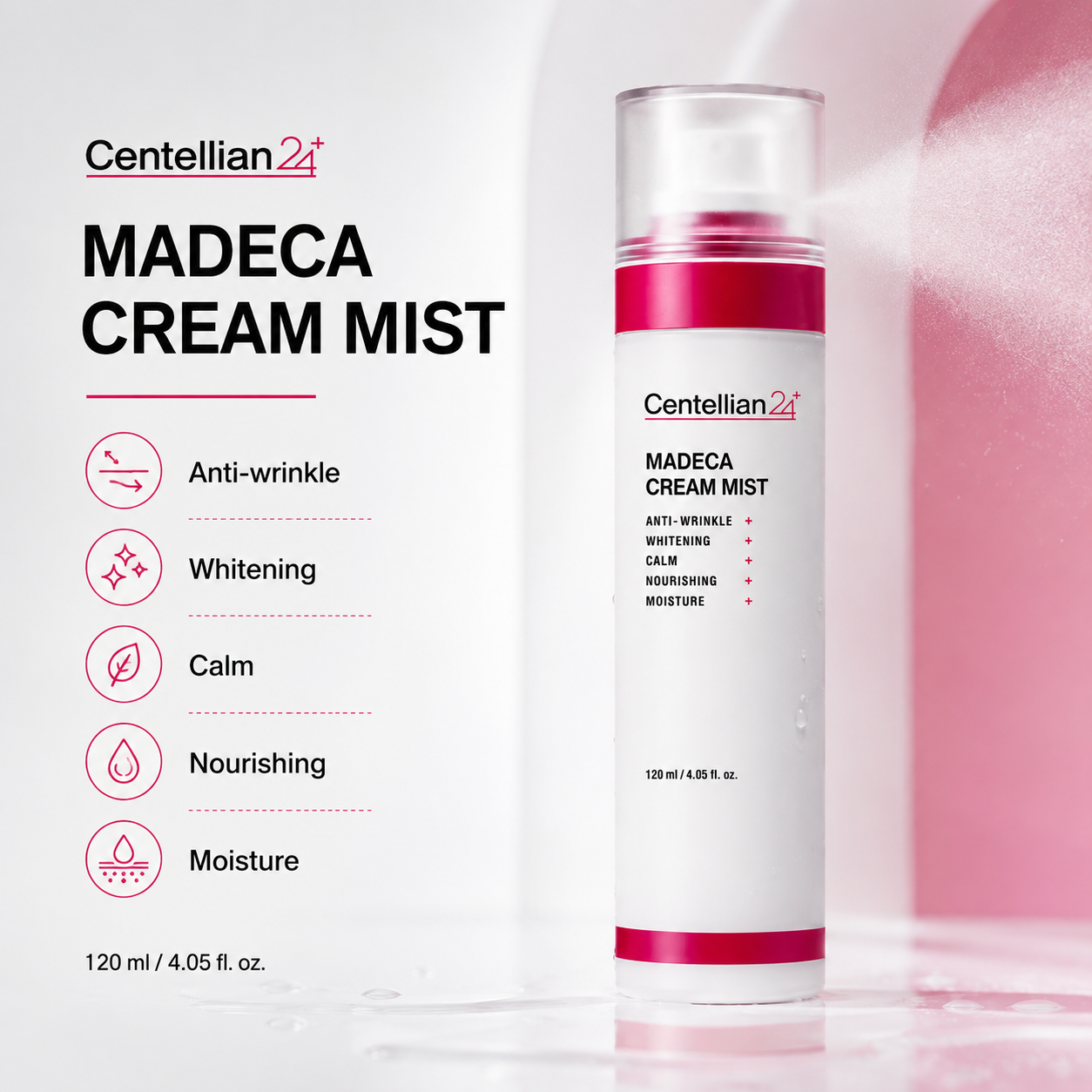 Centellian24 Madeca Cream Mist 120ml — product detail image 4