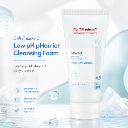 CellFusionC Low ph pHarrier Cleansing Foam - 165ml — product detail image 5