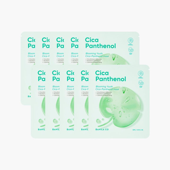 Banilaco Blooming Youth Cica-Panthenol Mask 10EA official product image 2