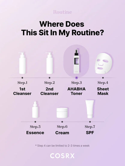 COSRX AHA/BHA Clarifying Treatment Toner 150ml — product detail image 7