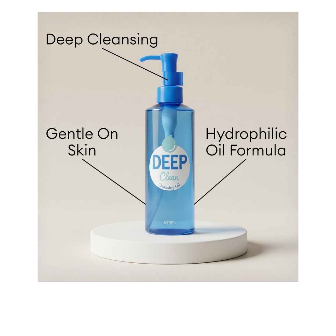 Apieu DEEP CLEAN CLEANSING OIL 160ml - A&