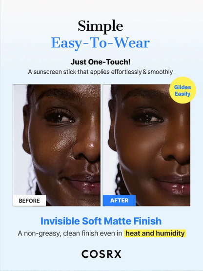 Cosrx Airy Light Invisible Sun Stick SPF50+ PA++++ 19g official COSRX source image 5