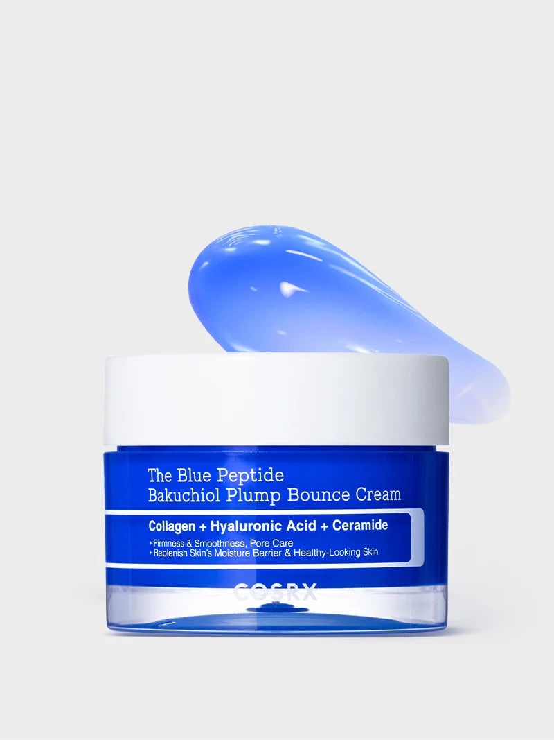 COSRX The Blue Peptide Bakuchiol Plump Bounce Cream 50ml — product photo