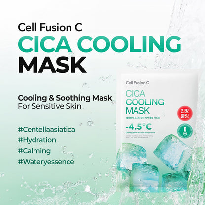 CellFusionC Cica Cooling Mask - 5 sheets — product detail image 3