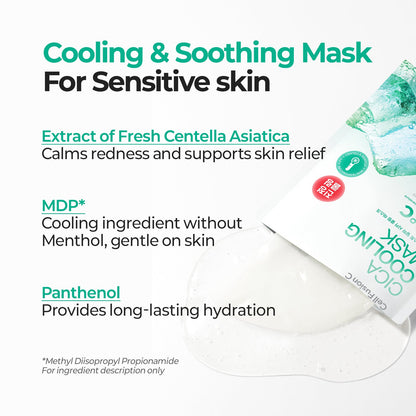 CellFusionC Cica Cooling Mask - 5 sheets — product detail image 4