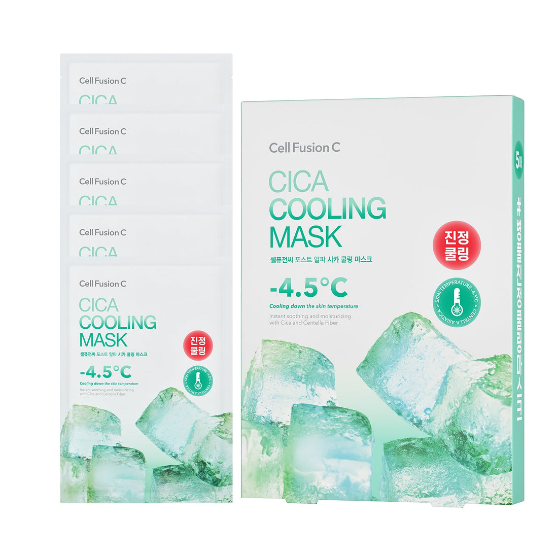 CellFusionC Cica Cooling Mask - 5 sheets official cellfusionc source image 1