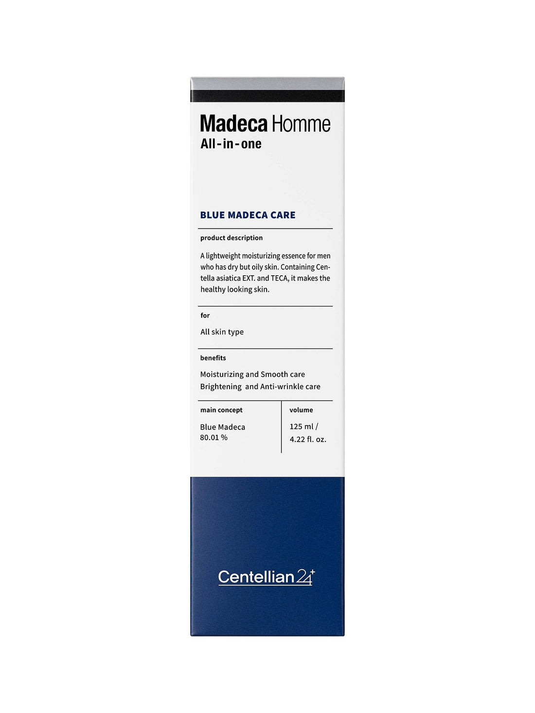 Centellian24 Madeca Homme ALL IN ONE 125ml — product detail image 2