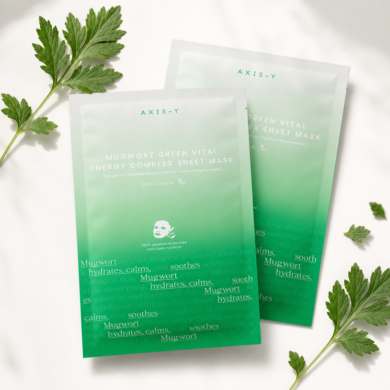 AXIS-Y Mugwort Green Vital Energy Complex Sheet Mask 27ml product detail 4