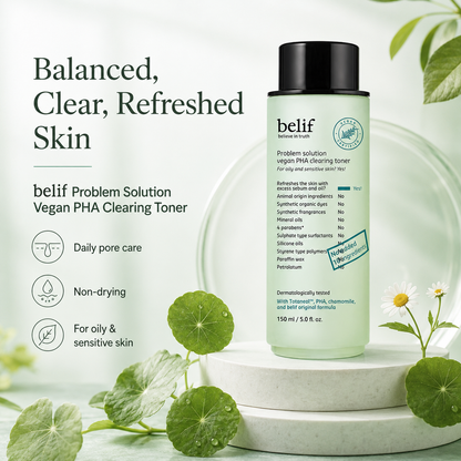 Belif Problem Solution Vegan PHA Clearing Toner 150ml product image 8