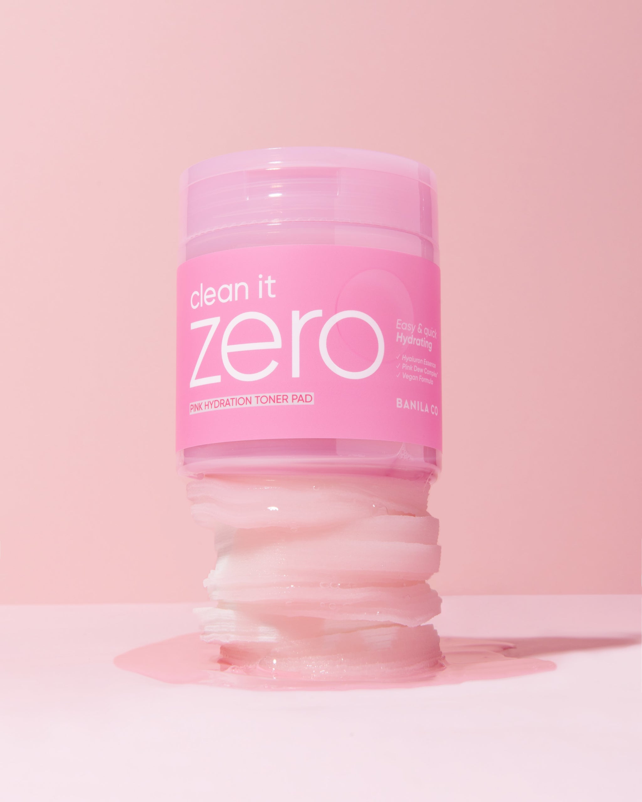 Banilaco Clean it Zero Pink Hydration Toner Pads 70ea official product image 3