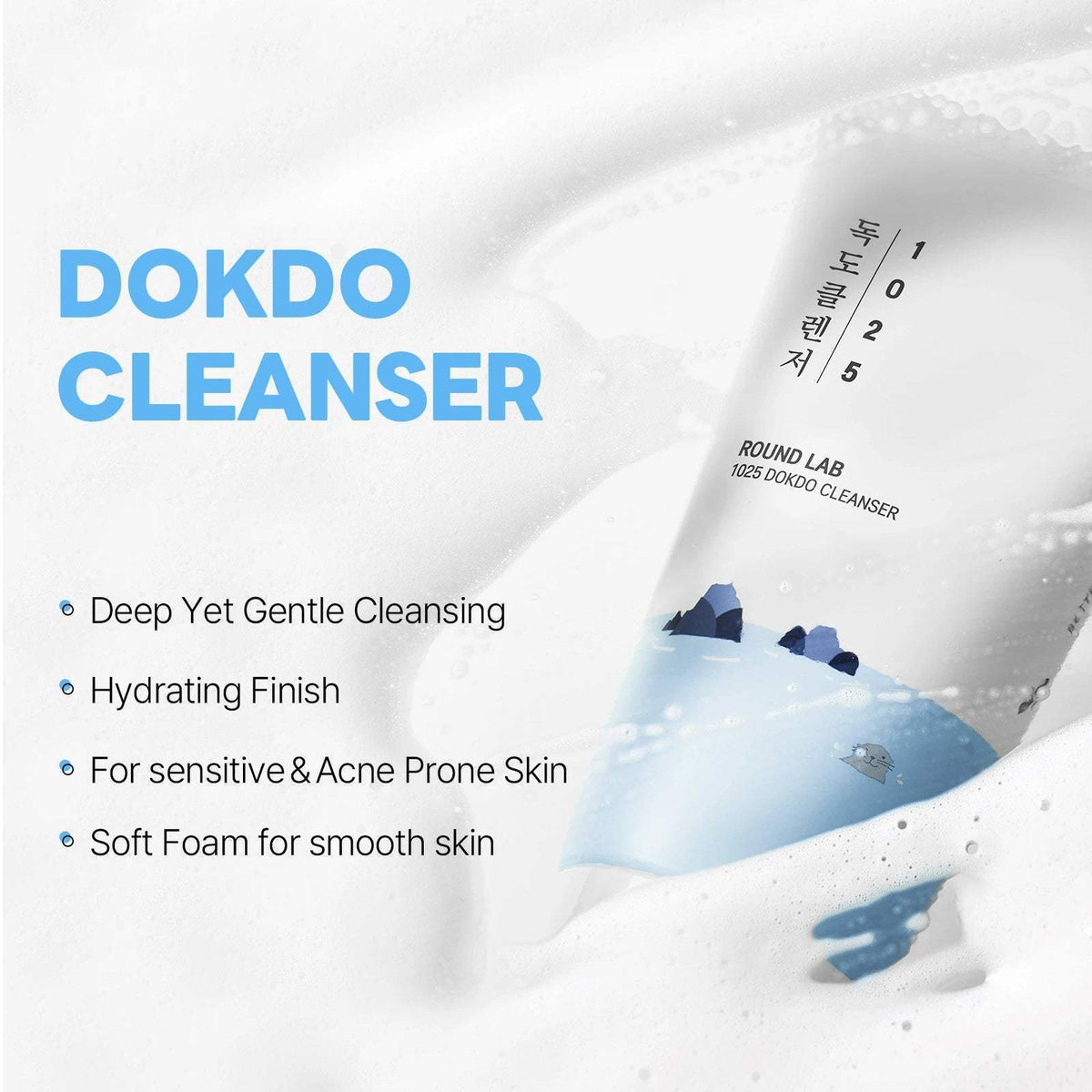 Round Lab 1025 Dokdo Cleanser 150ml — official product image 4