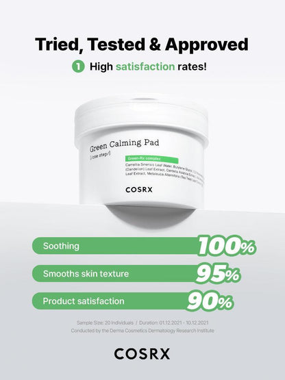 COSRX One Step Green Hero Calming Pad 70pcs — product detail image 8