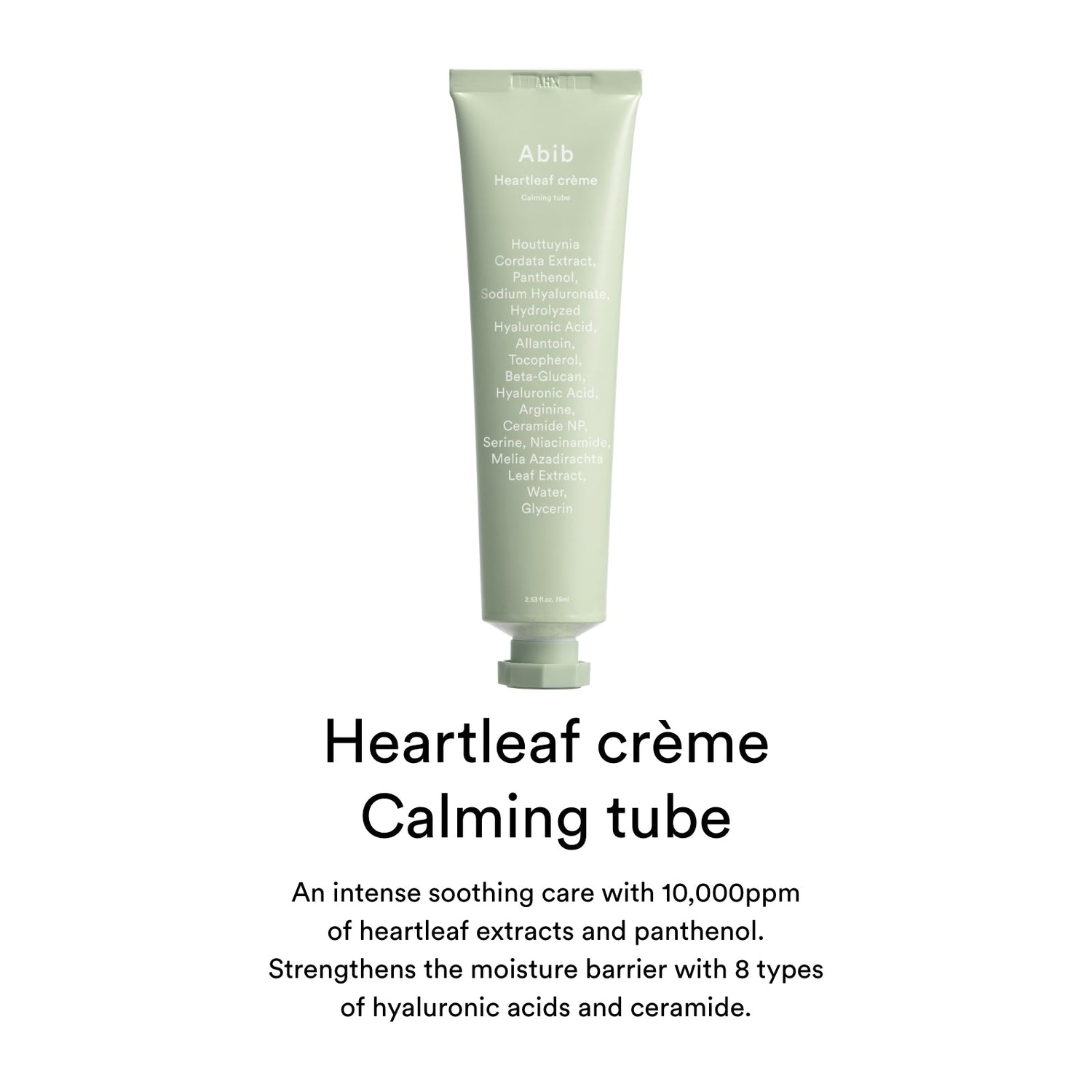 Abib Heartleaf Crème Calming Tube 75ml - official Abib product image 2