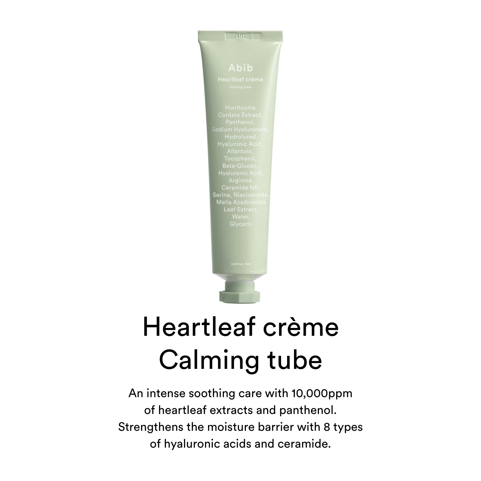 Abib Heartleaf Crème Calming Tube 75ml - official Abib product image 2