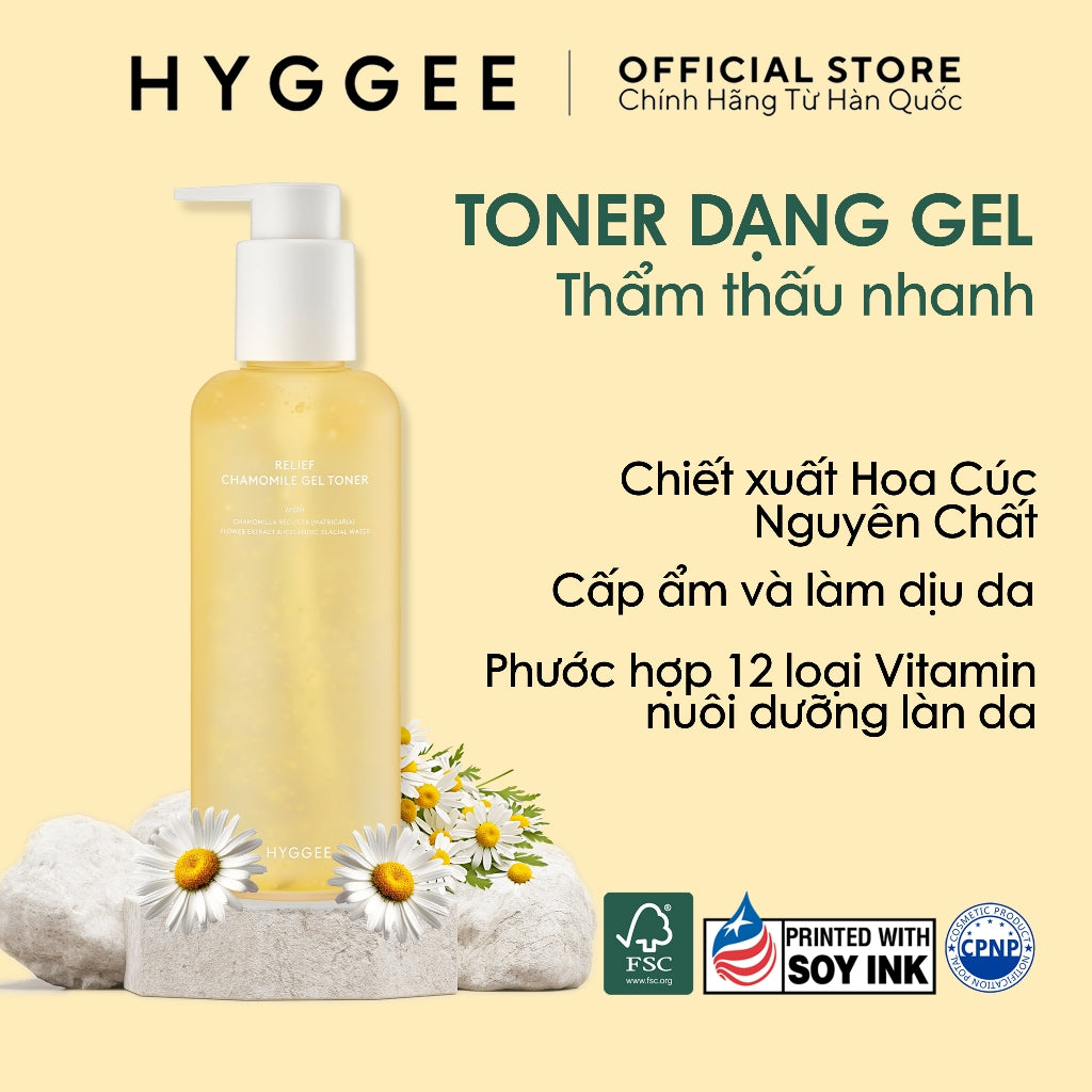Hyggee Relief Chamomile Gel Toner 200ml — Toners &amp; Astringents — product image 7