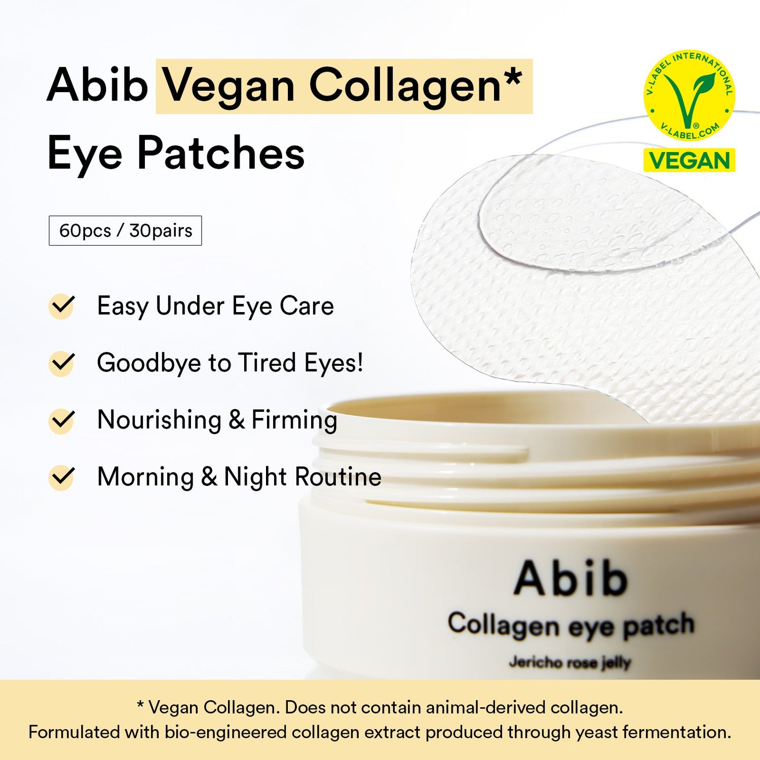 Abib Collagen eye patch Jericho rose jelly 60ea 90g - official Abib product image 3