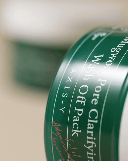 AXIS-Y Mugwort Pore Clarifying Wash Off Pack 100ml official product image 5