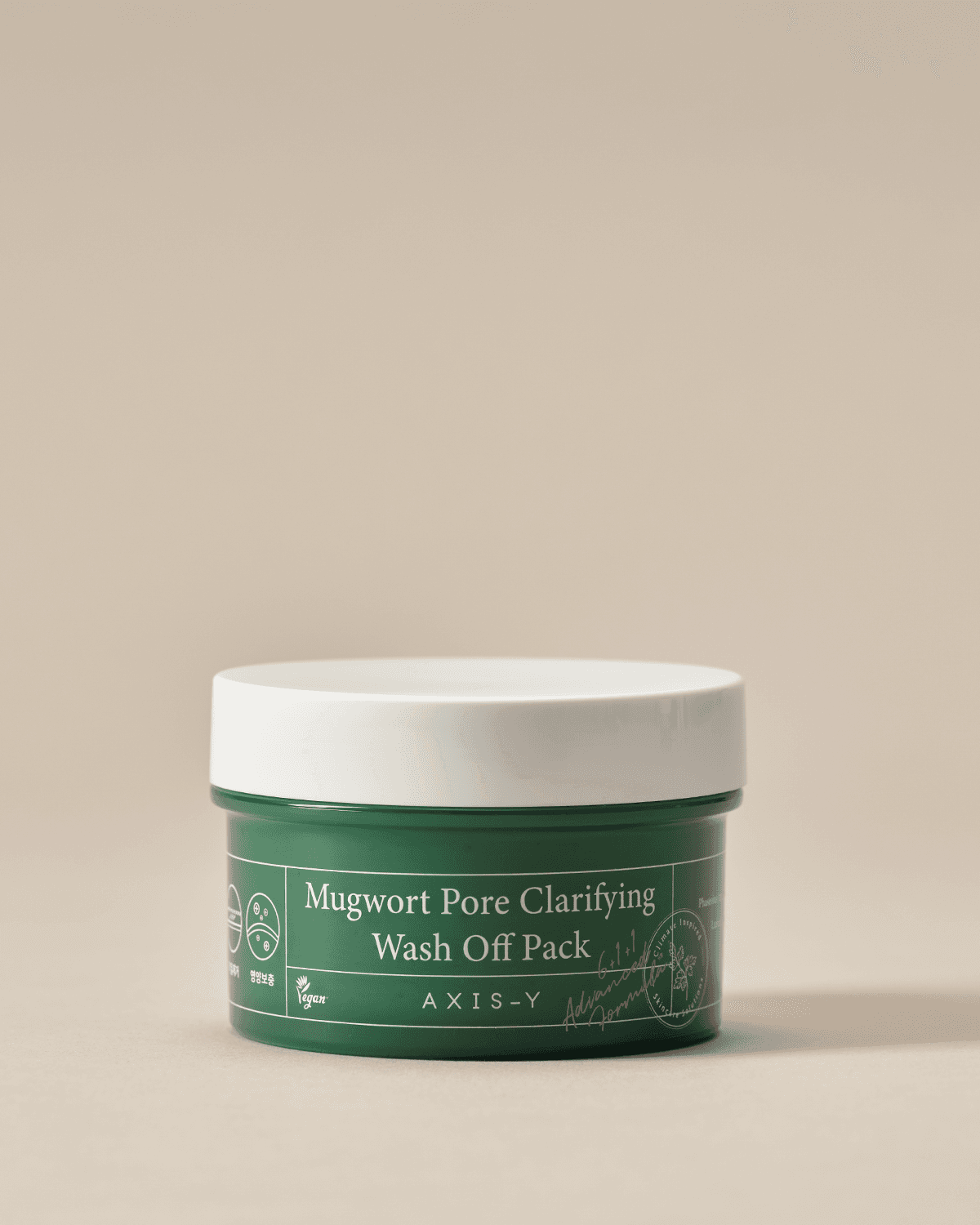 AXIS-Y Mugwort Pore Clarifying Wash Off Pack 100ml official product image 8