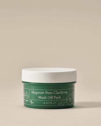 AXIS-Y Mugwort Pore Clarifying Wash Off Pack 100ml official product image 8