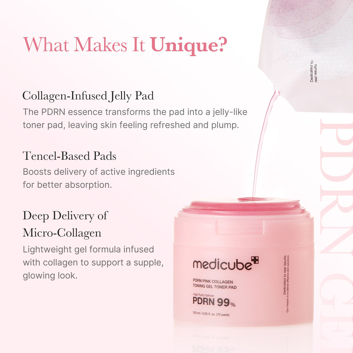 Medicube PDRN Pink Collagen Toning Gel Pad 70pcs product image 6
