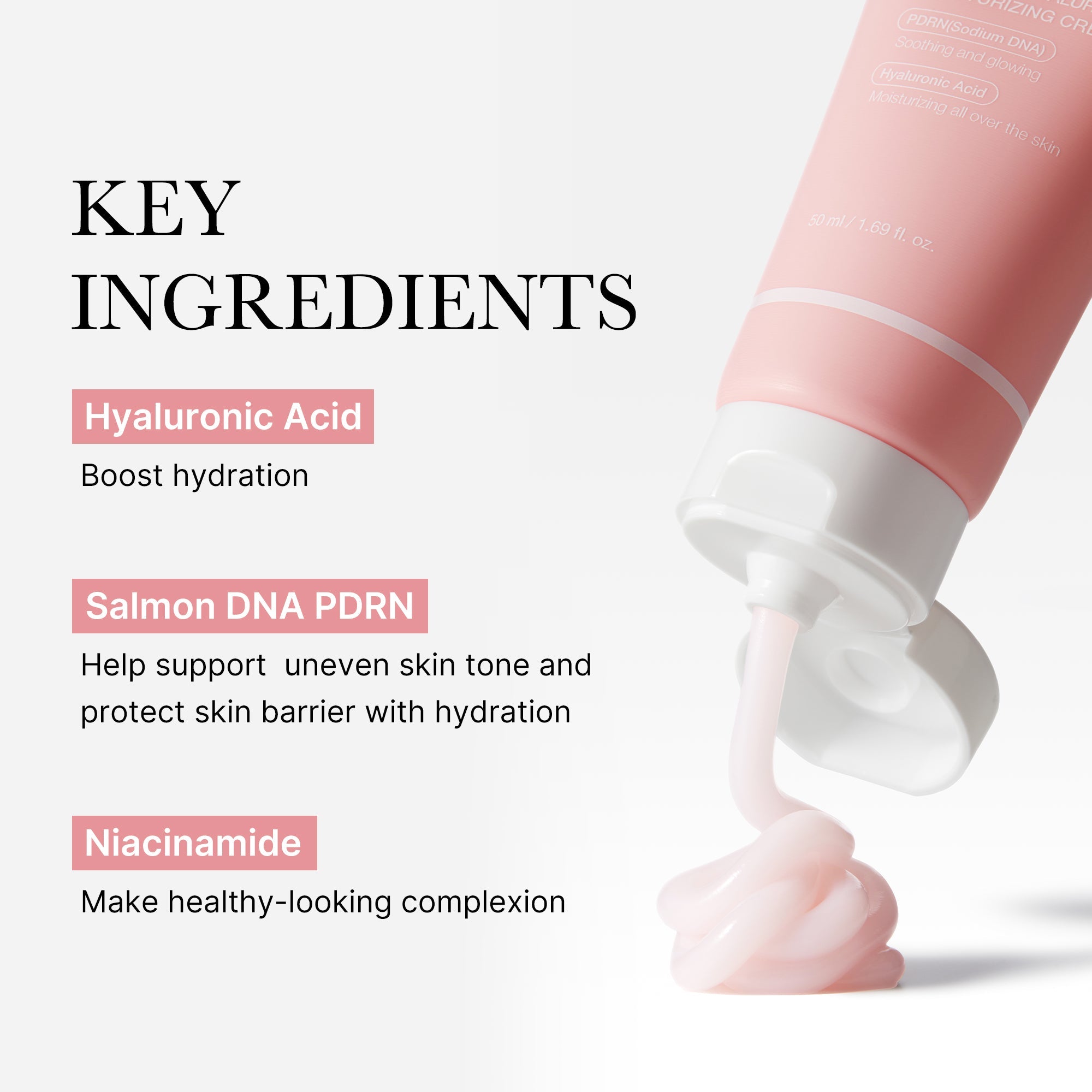 Medicube PDRN Pink hyaluronic moisturizing Cream 50ml product image 5