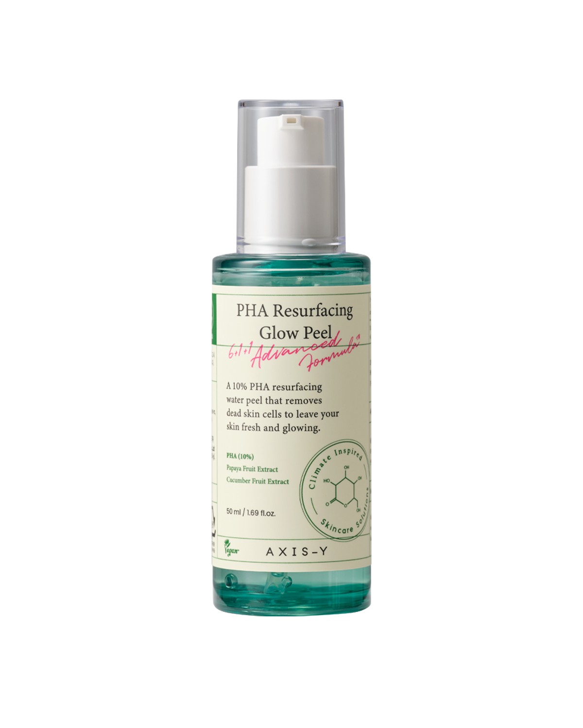 AXIS-Y PHA Resurfacing Glow Peel 50ml product packaging