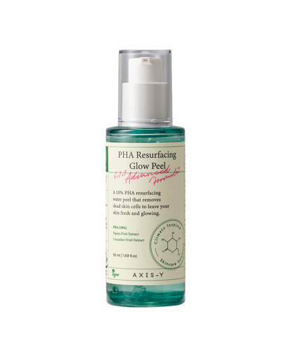 AXIS-Y PHA Resurfacing Glow Peel 50ml product packaging