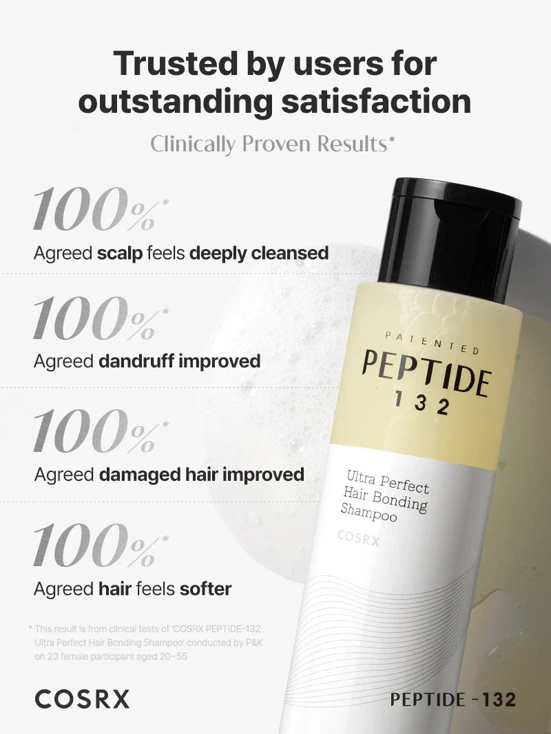 COSRX PEPTIDE-132 Ultra Perfect Hair Bonding Shampoo 400ml — product detail image 5