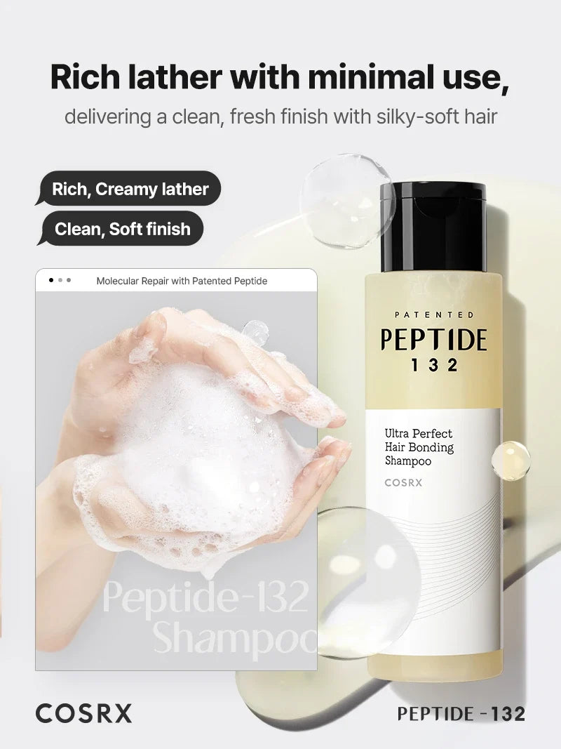 COSRX PEPTIDE-132 Ultra Perfect Hair Bonding Shampoo 400ml — product detail image 8