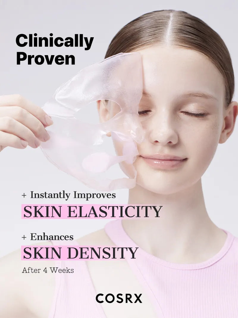 COSRX hydrogel mask becoming transparent as it is worn