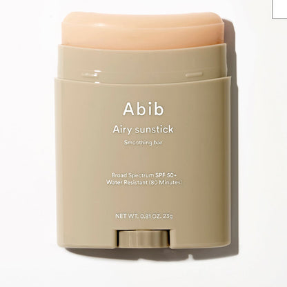 Abib Airy Sunstick Smoothing Bar SPF50+ PA++++ 23g - official Abib product image 1