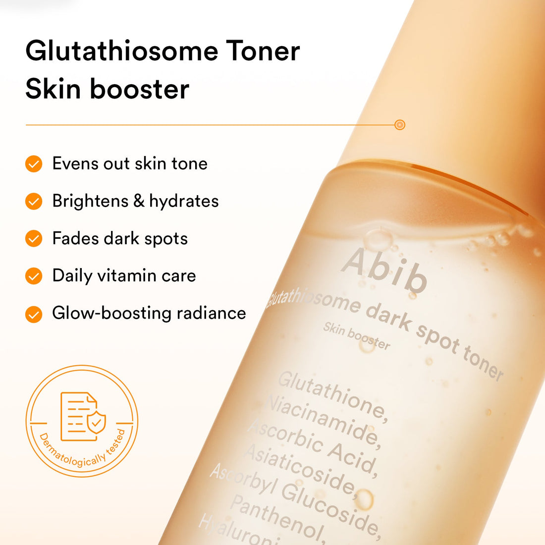 Abib Glutathiosome dark spot toner Skin booster 200ml - official Abib product image 2