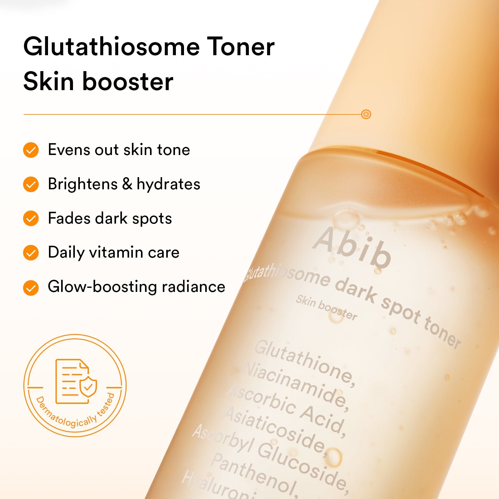 Abib Glutathiosome dark spot toner Skin booster 200ml - official Abib product image 2