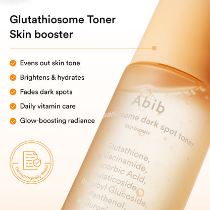 Abib Glutathiosome dark spot toner Skin booster 200ml - official Abib product image 2