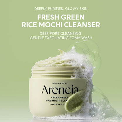 Arencia Fresh Green Rice Mochi Cleanser 120ml product image 2