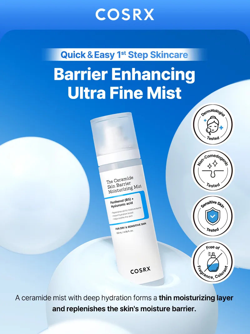 Cosrx The Ceramide Skin Barrier Moisturizing Mist 120ml official COSRX source image 2