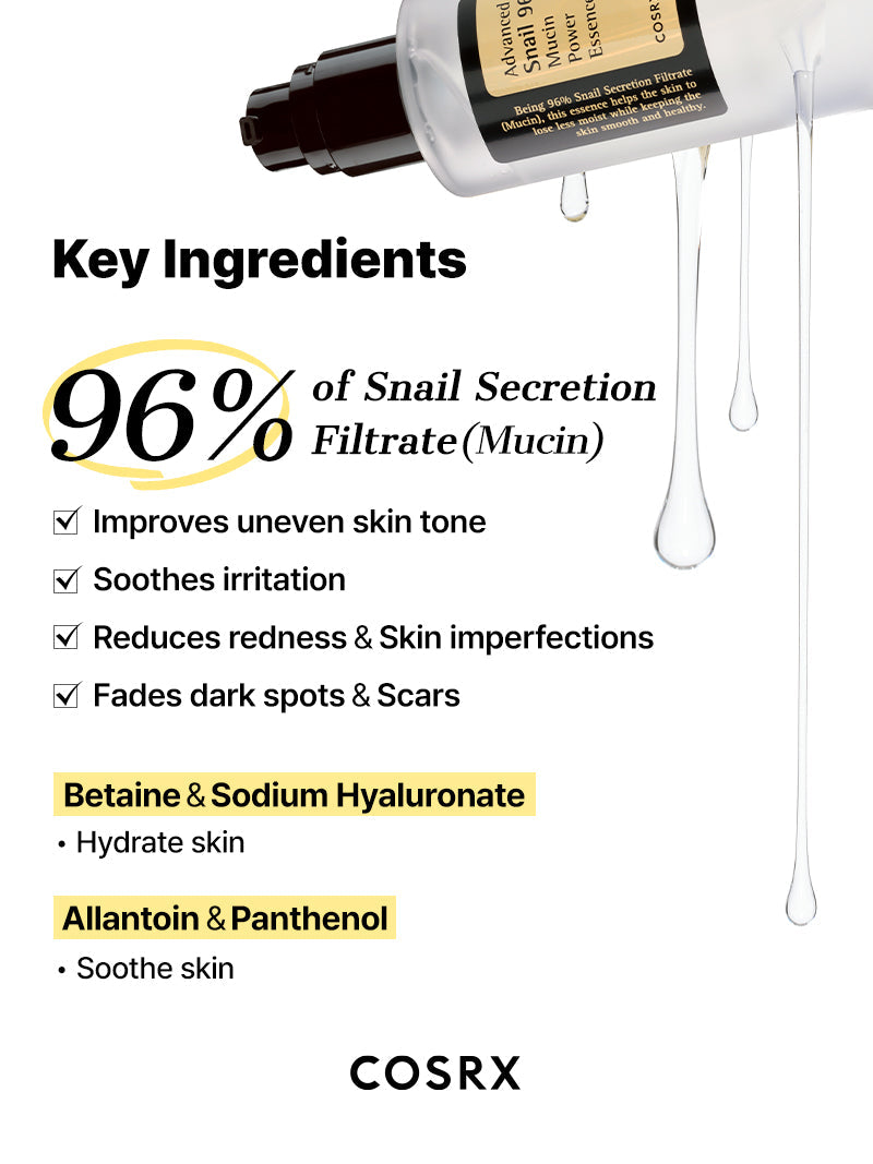 COSRX Advanced Snail 96 Mucin Power Essence 100ml — product detail image 3