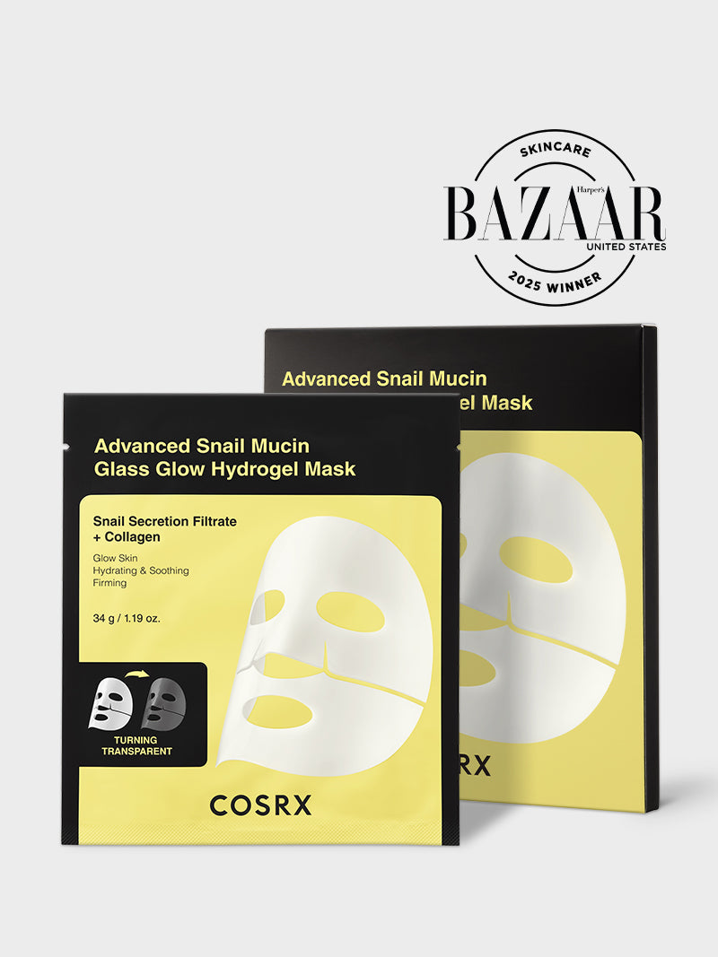 Cosrx Advanced Snail Mucin Glass Glow Hydrogel Mask 3ea official COSRX source image 1