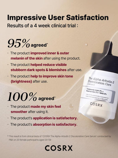 COSRX The Alpha-Arbutin 2 Discoloration Care Serum 50ml — product detail image 4