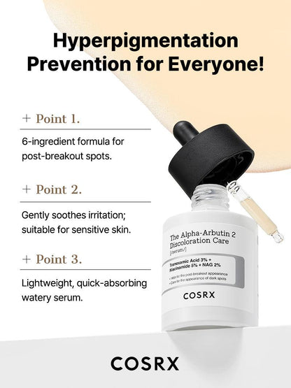 COSRX The Alpha-Arbutin 2 Discoloration Care Serum 50ml — product detail image 6