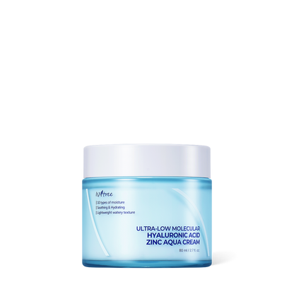 Isntree Ultra-Low Molecular Hyaluronic Acid Zinc Aqua Cream 80ml product image 4
