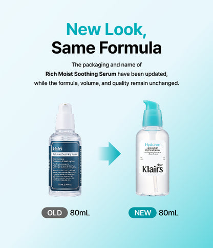 Dear Klairs Rich Moist Soothing Serum 80ml product image 2