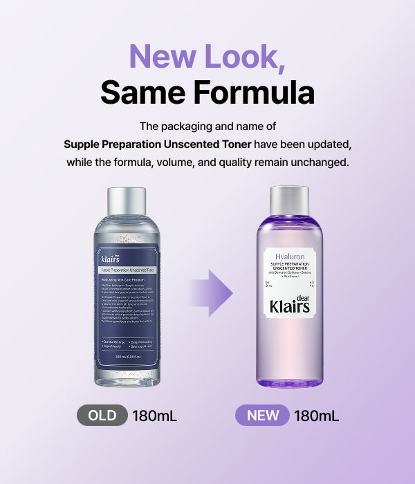 Dear Klairs Supple Preparation Unscented Toner 180ml product image 2