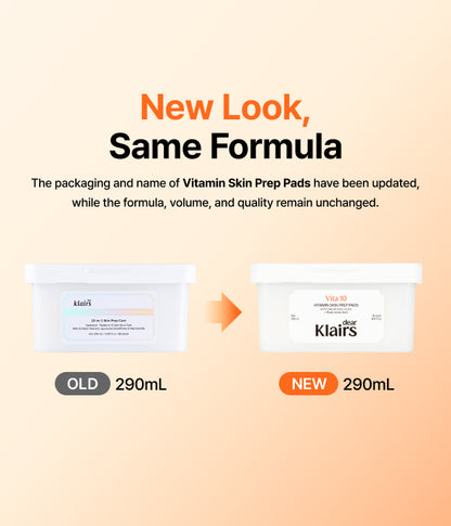 Dear Klairs Freshly Juiced Vitamin Skin Prep Pads 290 mL 80Pads product image 2