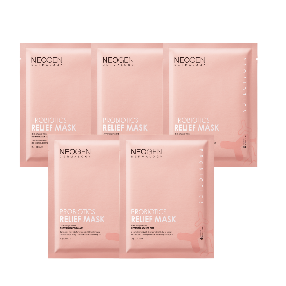 Neogen Probiotics Relief Sheet Mask (25ml x 5) — Neogen official product image 2