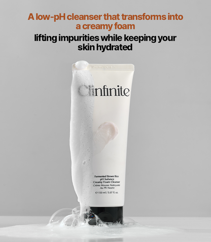 Clinfinite Fermented Rice Mild Acidic Creamy Foam Cleanser 150ml product image 7
