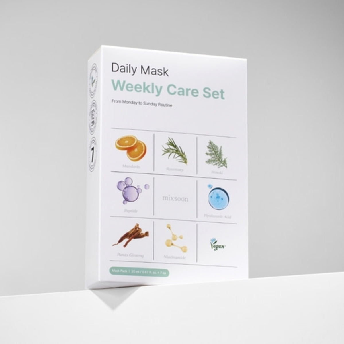 Mixsoon Daily Mask Weekly Care Set 20ml × 7 product image 2