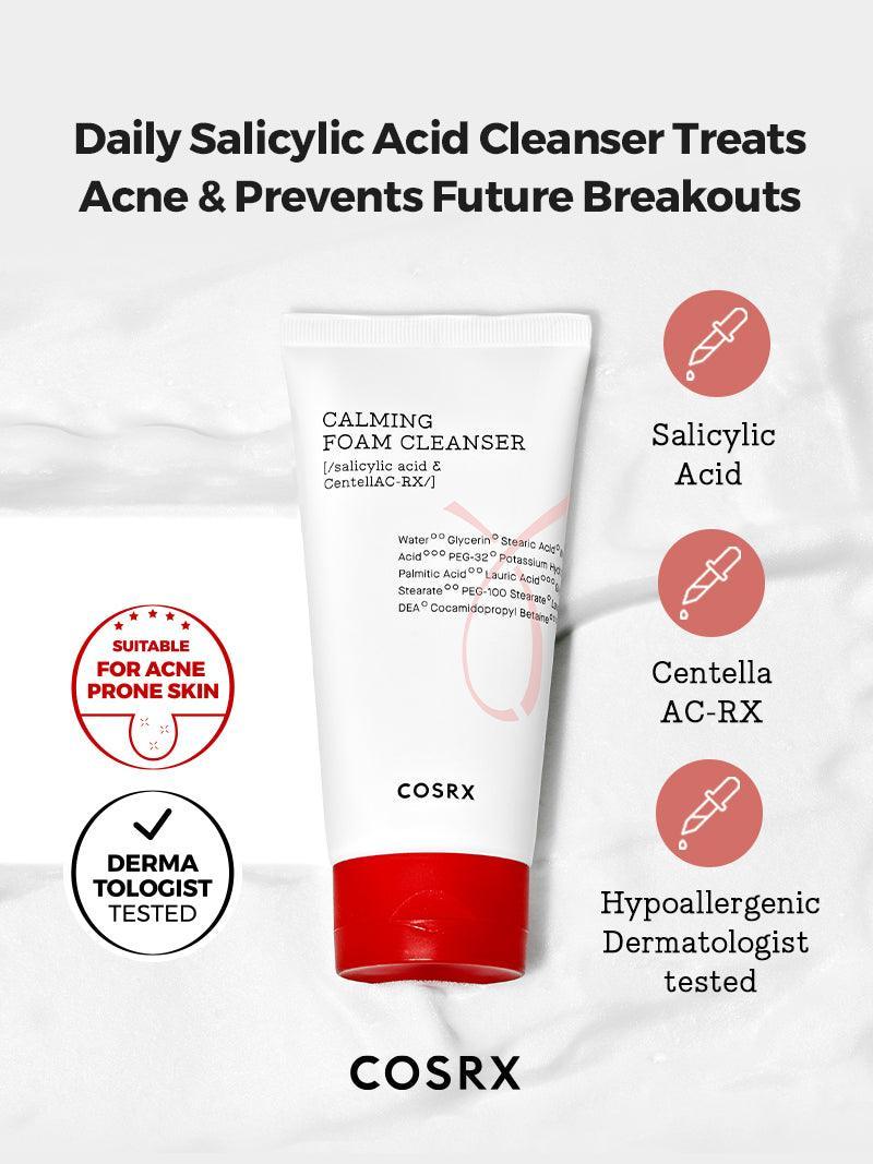 COSRX AC Collection Calming Foam Cleanser 150ml — product detail image 2