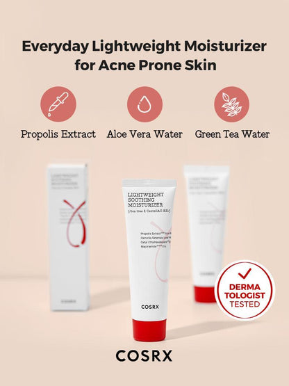 COSRX AC Collection Lightweight Soothing Moisturizer 80ml — product detail image 2
