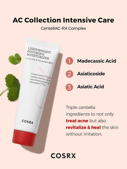 COSRX AC Collection Lightweight Soothing Moisturizer 80ml — product detail image 3